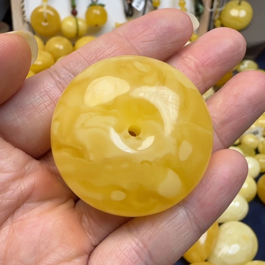 蜜蜡未镶嵌颈饰天然蜜蜡