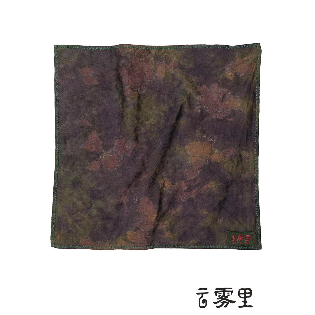 妆點家  云雾里   棉 手工缝线提花方巾 Y25SS   5136