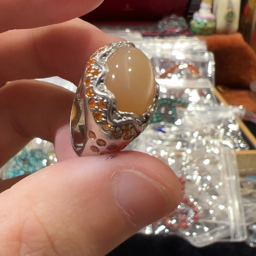 铜合金中古首饰拍品3554