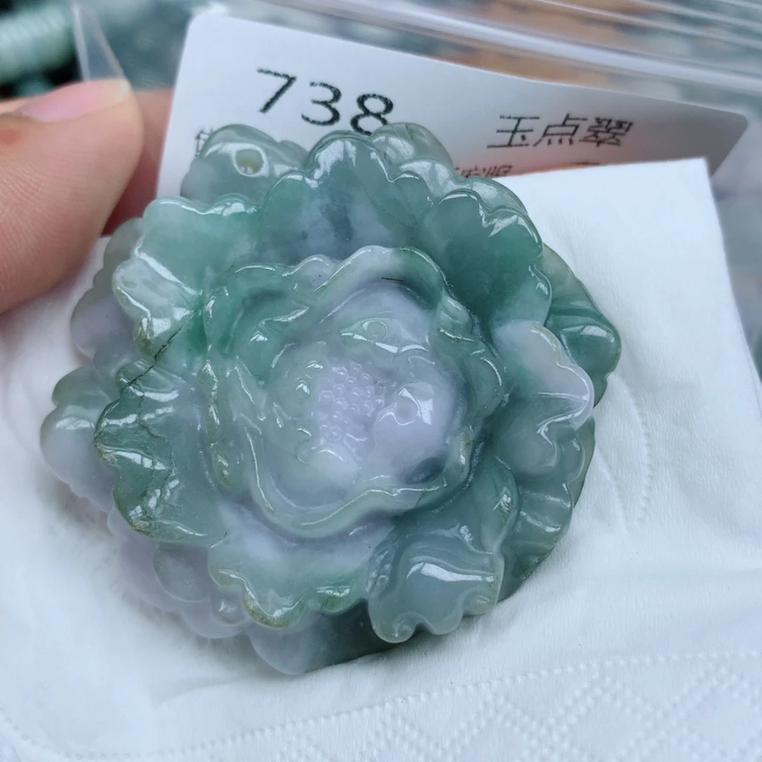 翡翠未镶嵌项链珠子珠