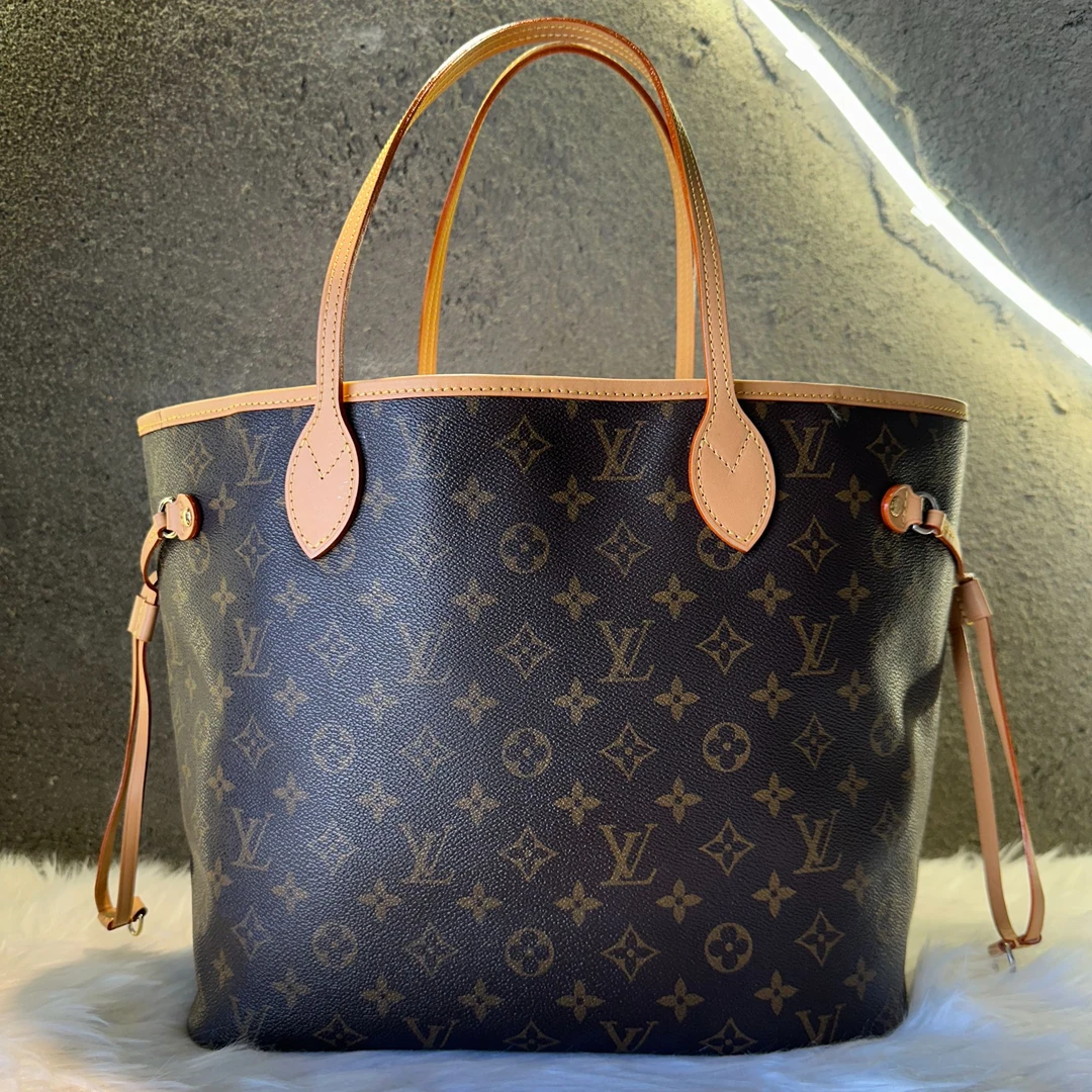 99新 LouisVuitton/路易威登 NF 中号 米色内里植鞣革更换 80196