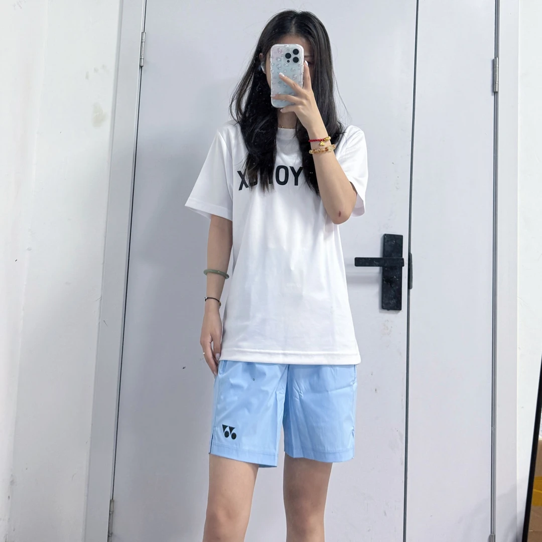 新款YONEX尤尼克斯 羽毛球服男女运动跑步吸汗短裤速干1202525BCR
