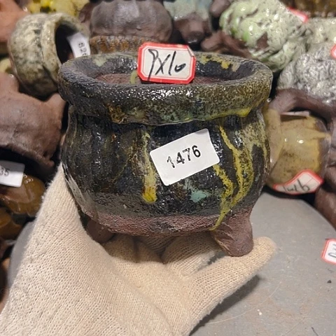 粗陶花盆手工花盆制作就这样