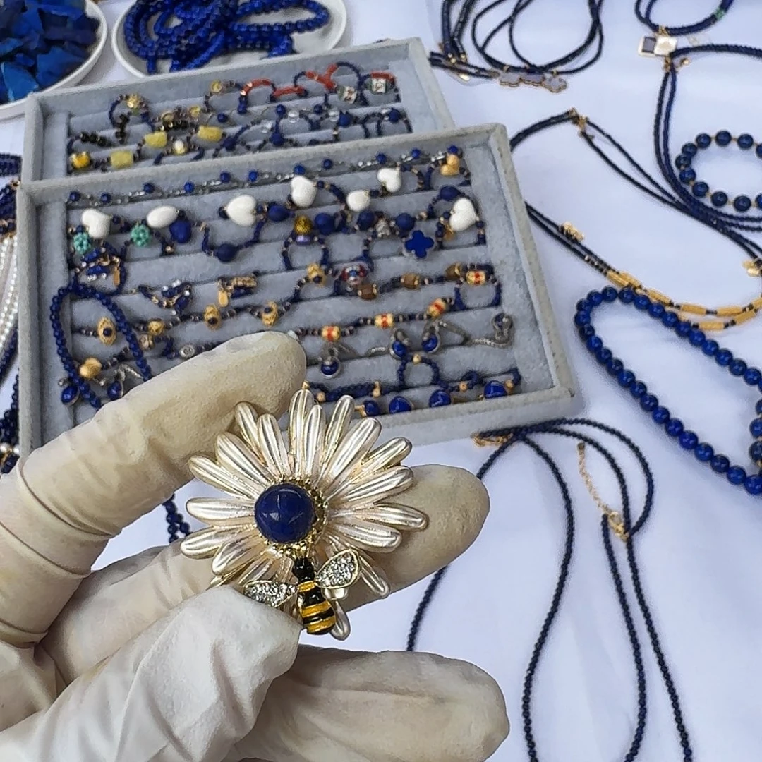 D***c手链未镶嵌烟晶青