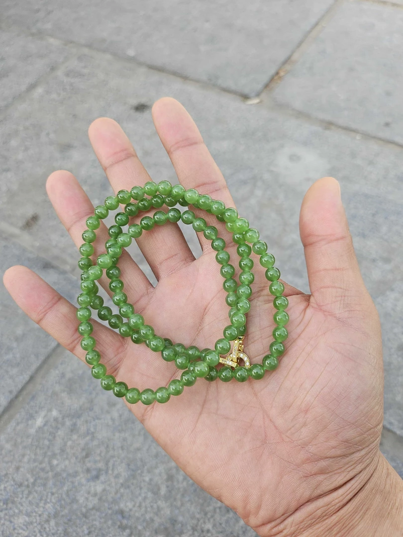 和田玉手串高端奢华款