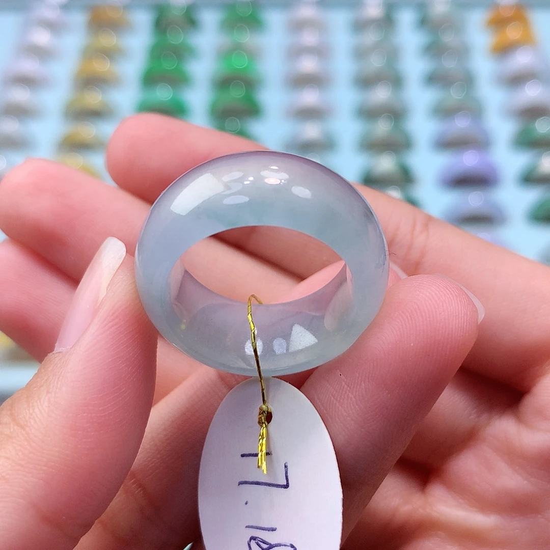 未镶嵌戒指翡翠靓*161718圈