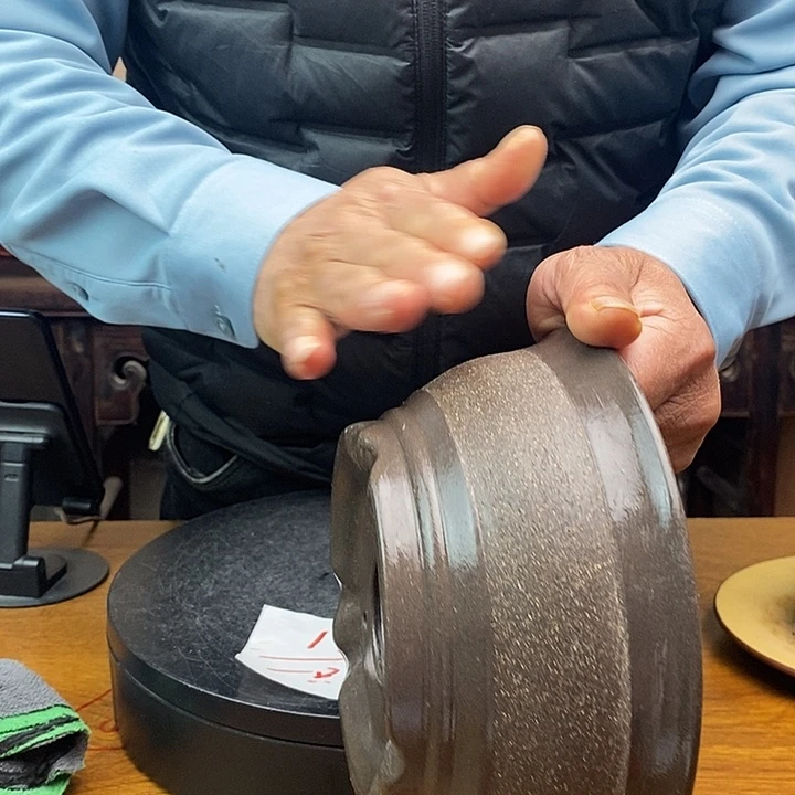 紫砂花盆货号一只WP118