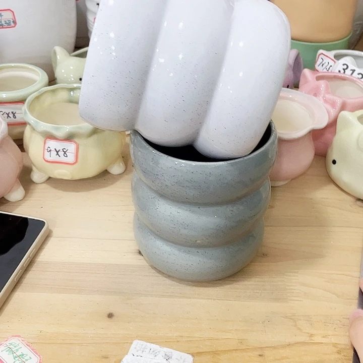 陶瓷花盆全场12包邮