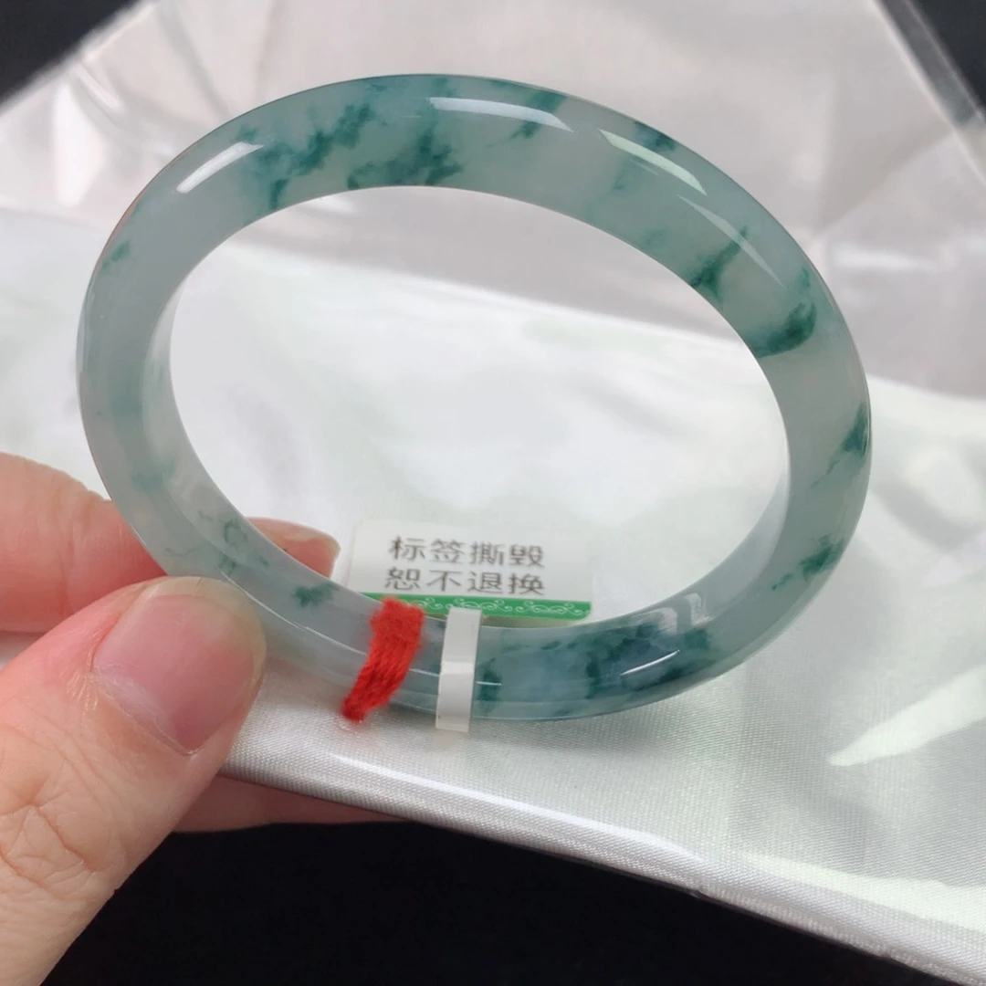 未镶嵌手镯翡翠缅甸天然翡翠手镯5253贵妃