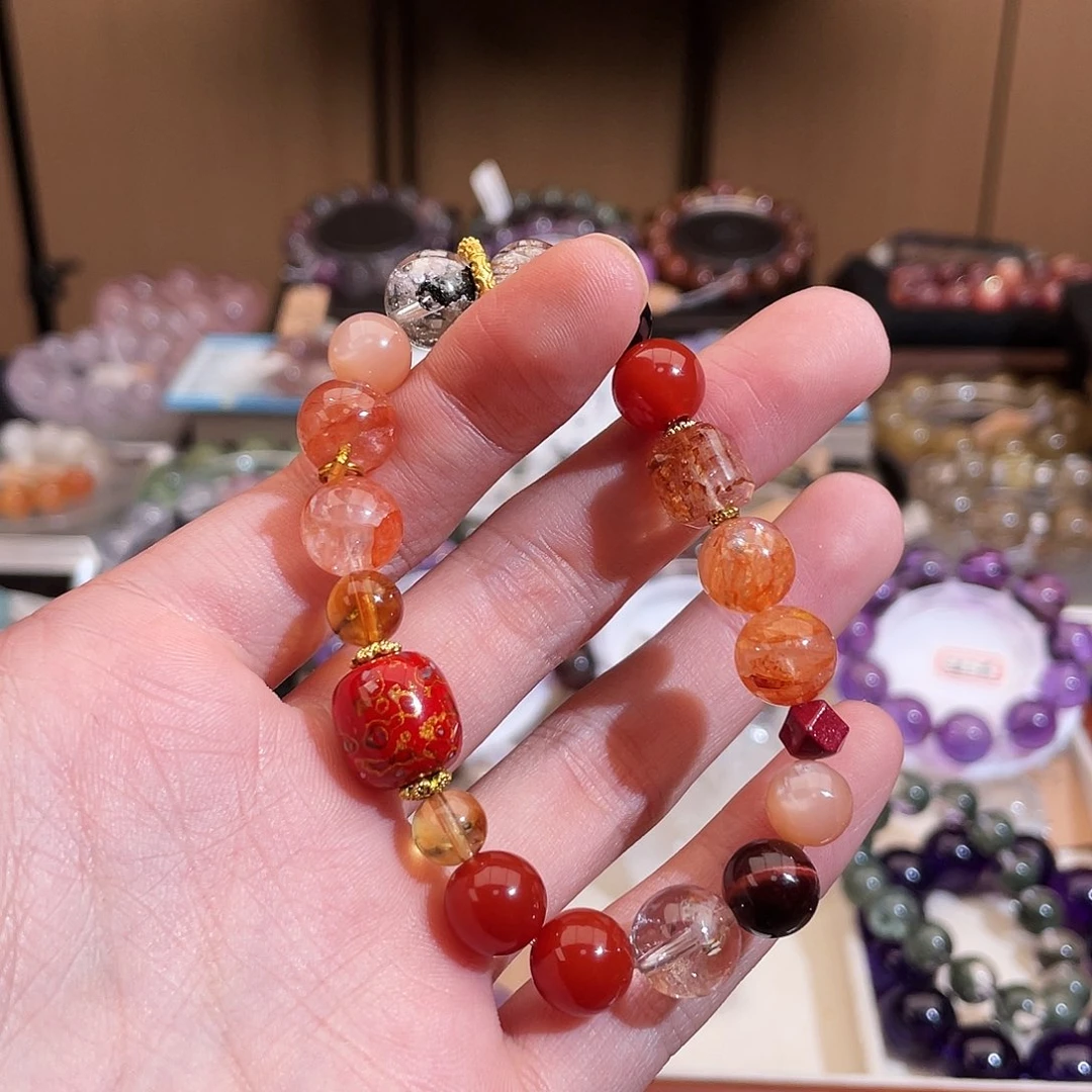 手串水晶未镶嵌多宝设计款10m