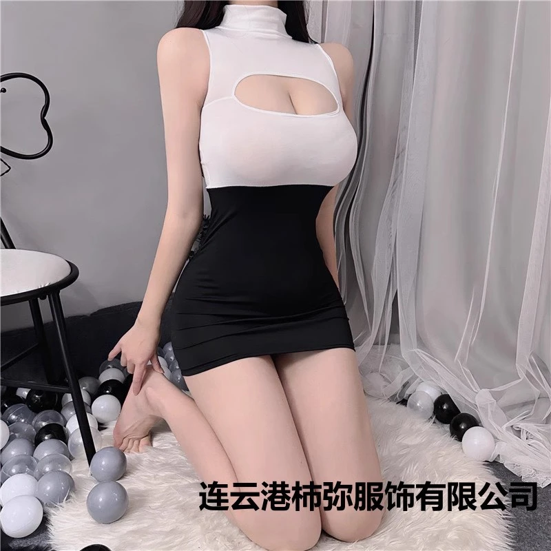 杮弭性感内衣火辣镂空诱惑制服女紧身秘书包臀裙制服诱惑修身睡衣