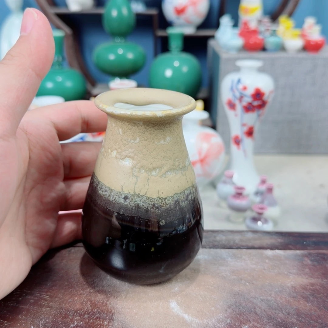 陶瓷手工小花器摆件