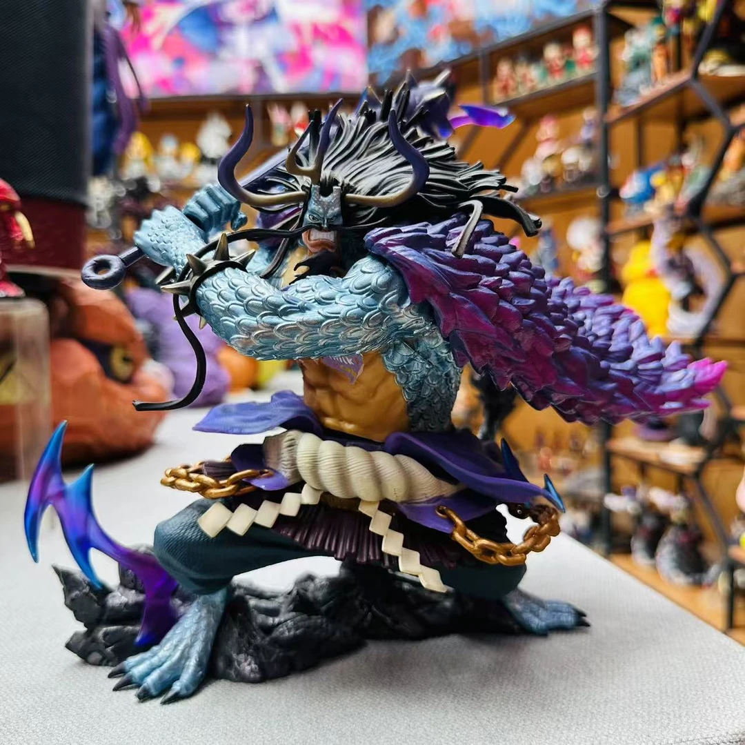 【优质好货】海贼王 四皇凯多兽人形态 27CM 精致手办摆件