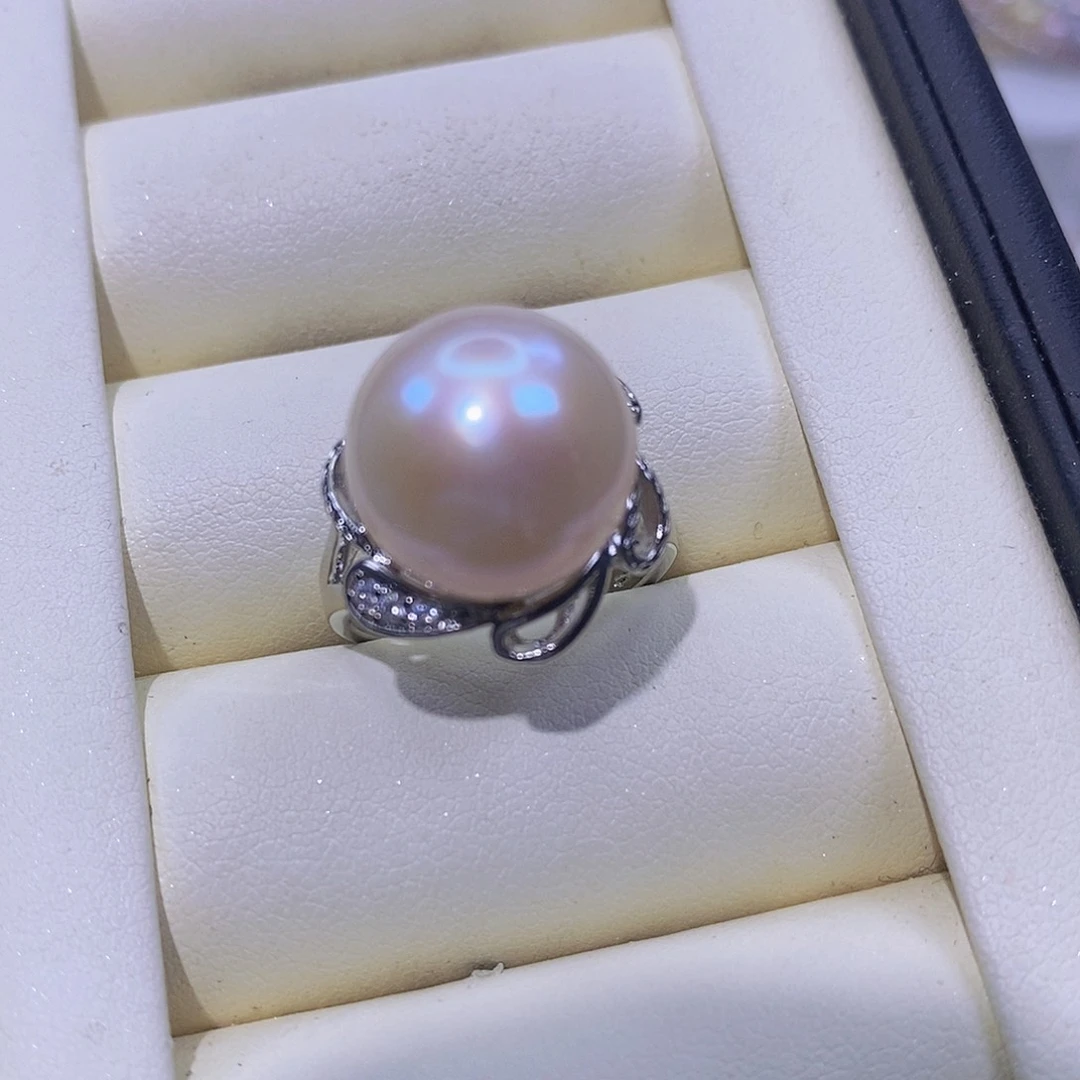 戒指合金淡水珍珠