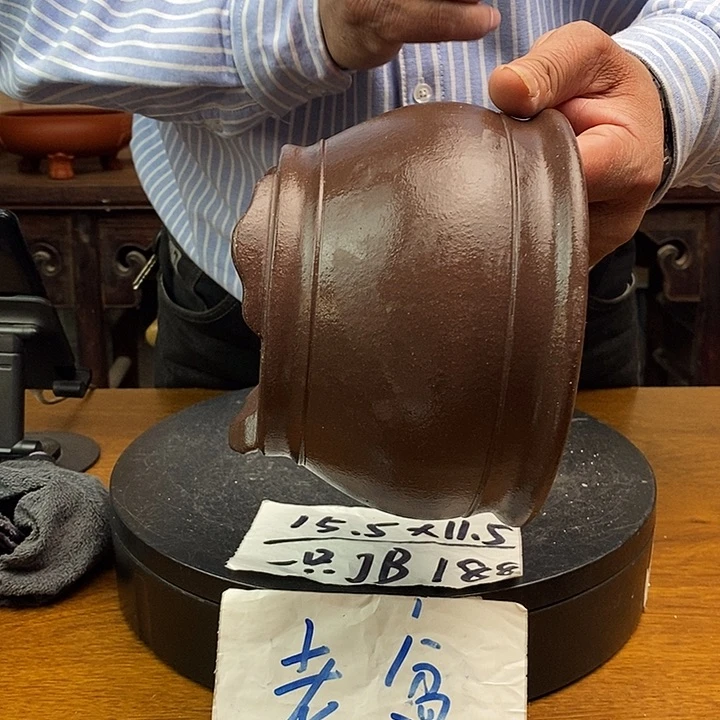 紫砂花盆货号一只JB188子