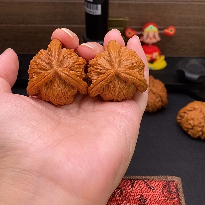 我***愁把件文玩核桃白奔