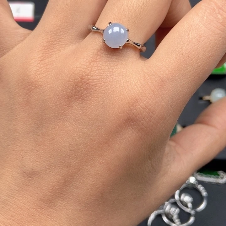 翡翠未镶嵌戒指戒指