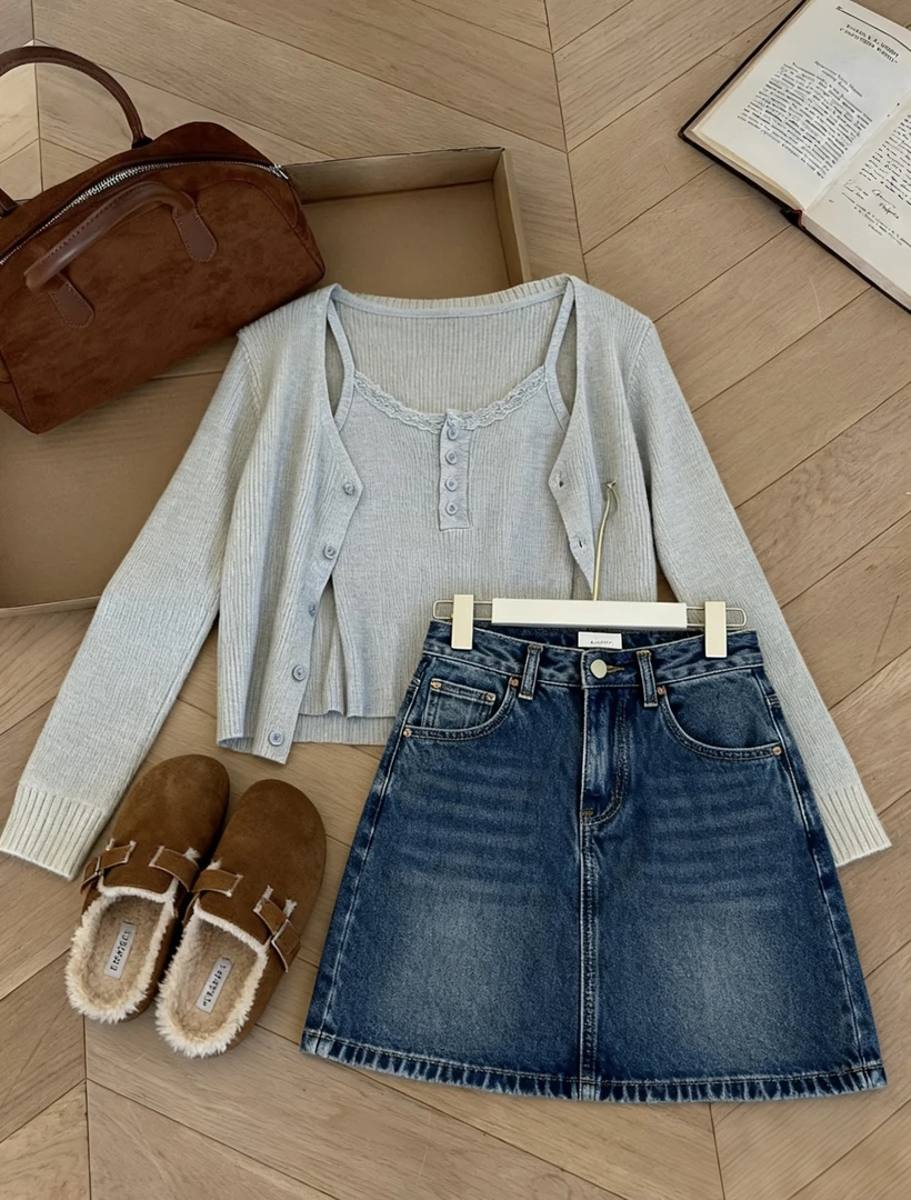 4【婷婷种草】031-040精品软糯毛衣女氛围感韩系针织上衣