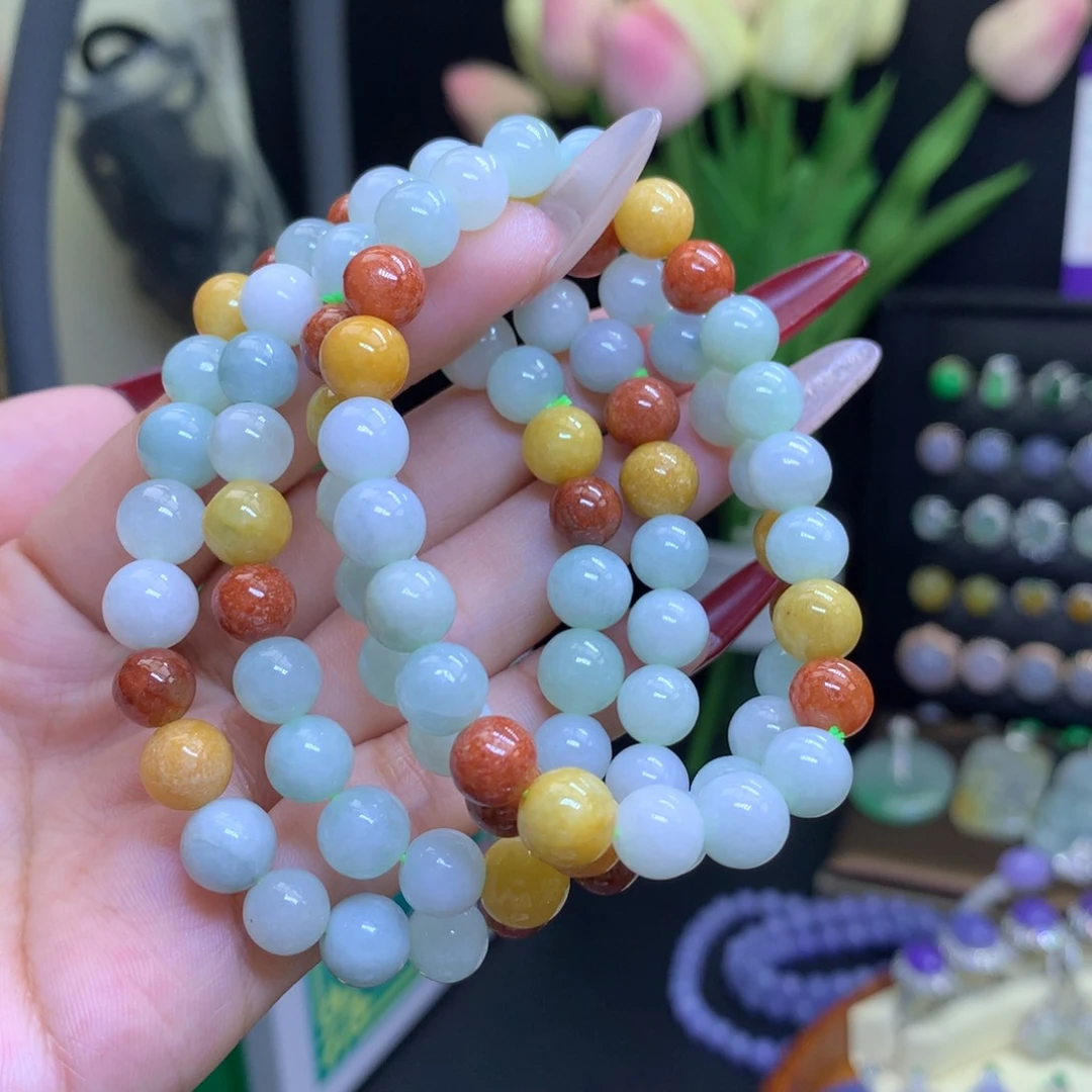 翡翠颈饰未镶嵌（返）