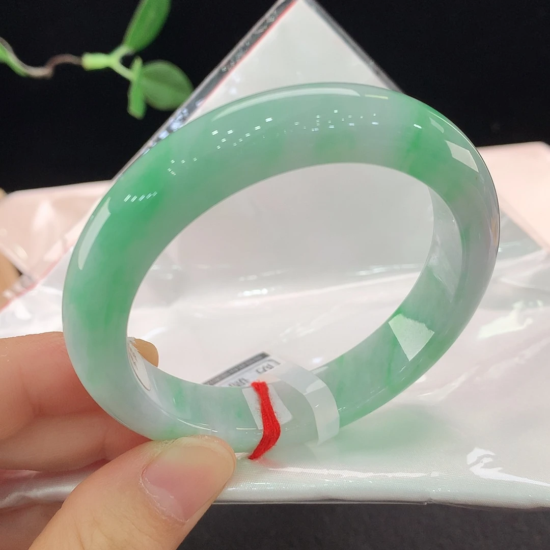 翡翠未镶嵌手镯0456