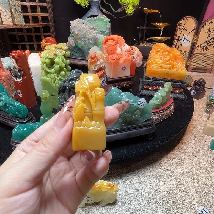 印石昌化石寿山石印章