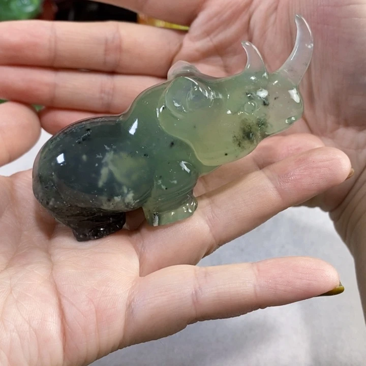 未镶嵌岫玉手把件