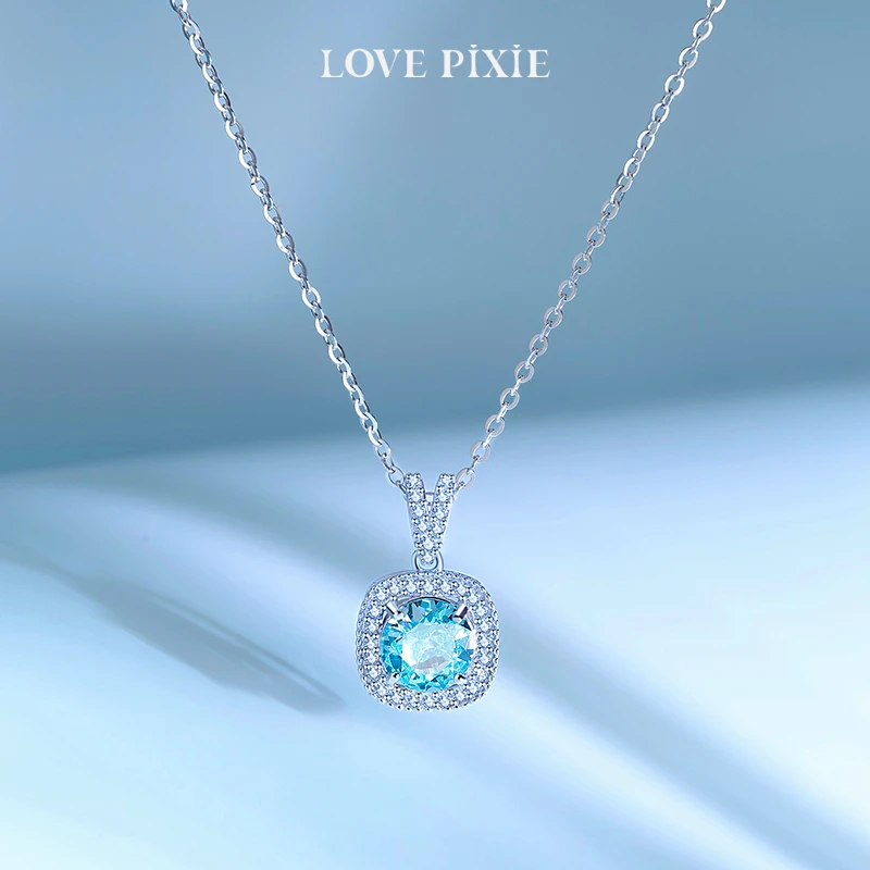 LOVE PIXIE 坠链均925银 小方糖项链女时尚轻奢精致小众生日礼物