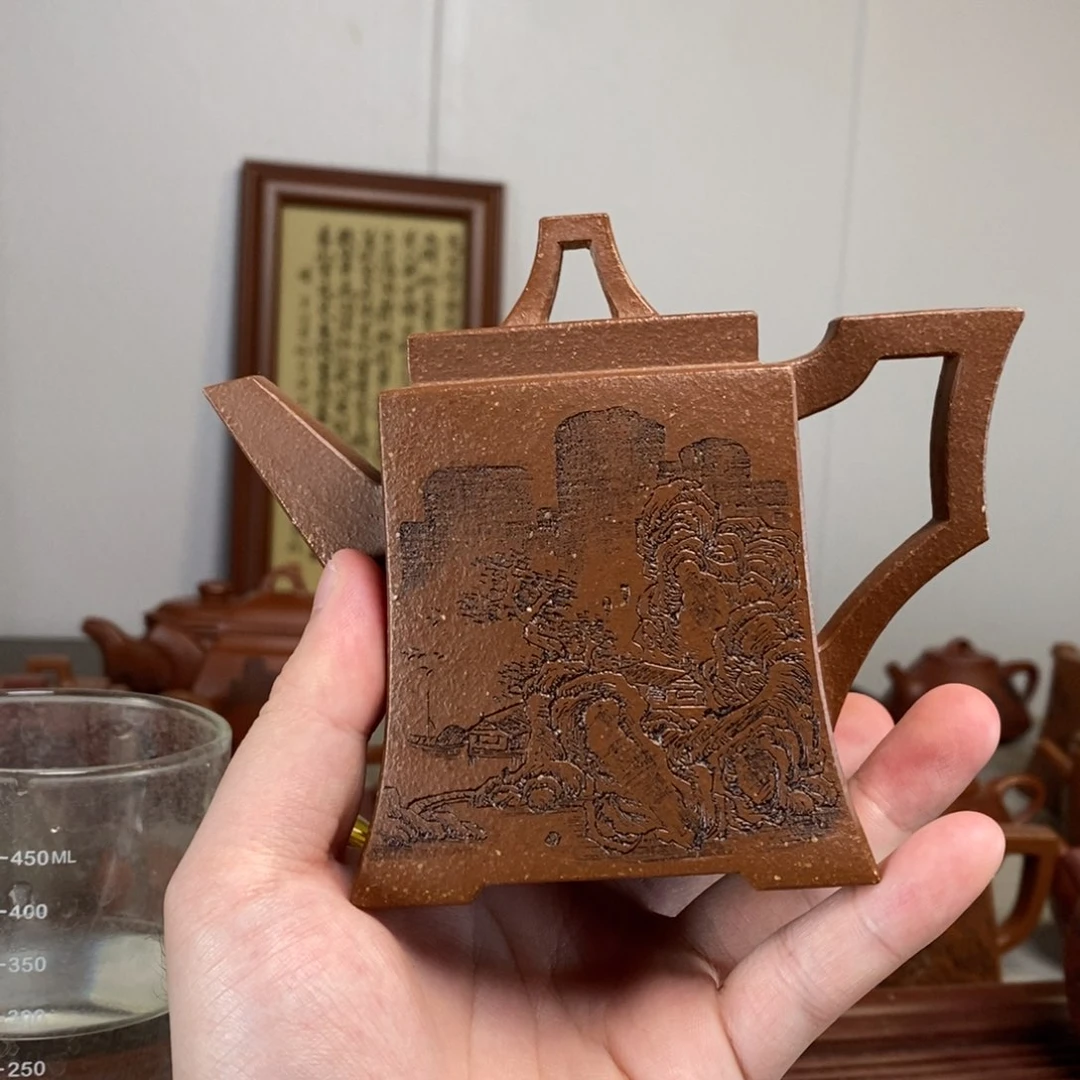 茶壶紫砂原矿泥料传统工艺制作