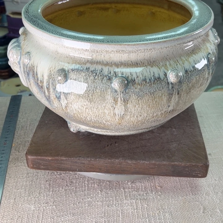 泳坤堂石湾盆芬**景陶瓷