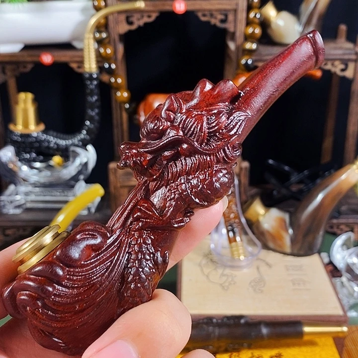 高端定制金丝楠烟嘴