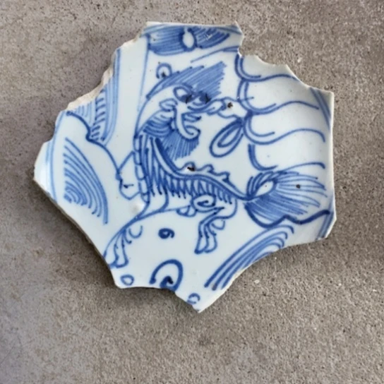 瓷片用****9现代工艺品青花瓷片