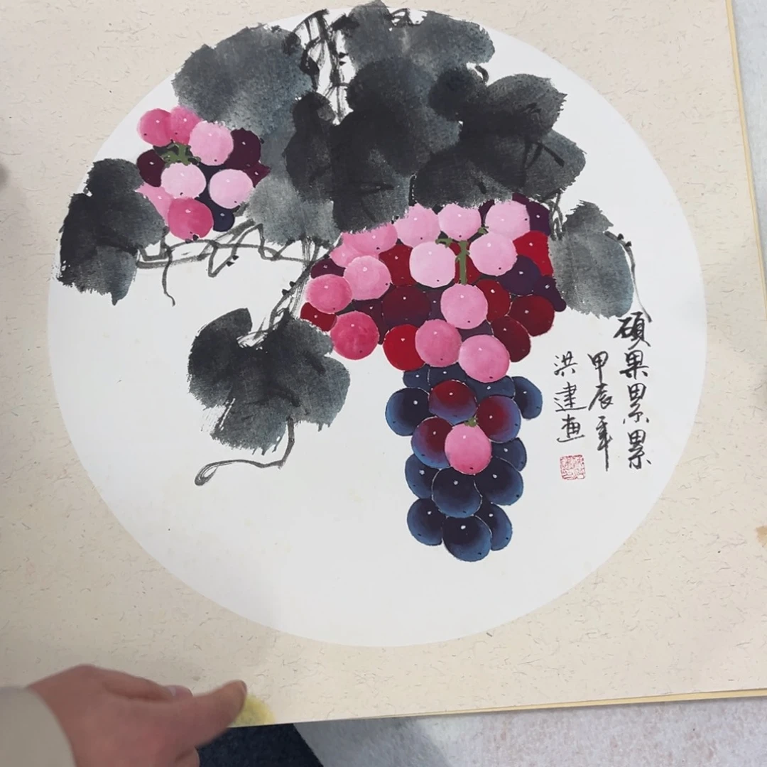 国画手绘画作品和绘画