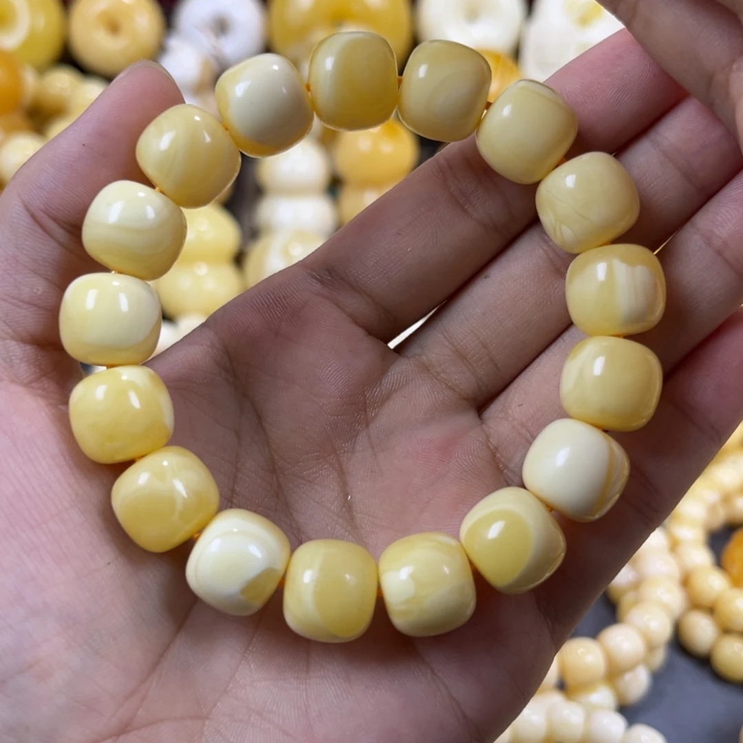 手串琥珀未镶嵌同料13mm