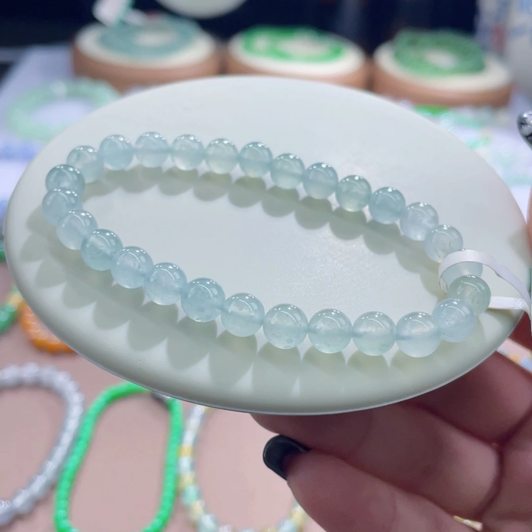 未镶嵌手链翡翠冰木纳卡6.4