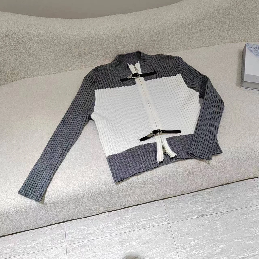 『时尚外套Y』新款简约设计款百搭时尚款毛衣外套3994