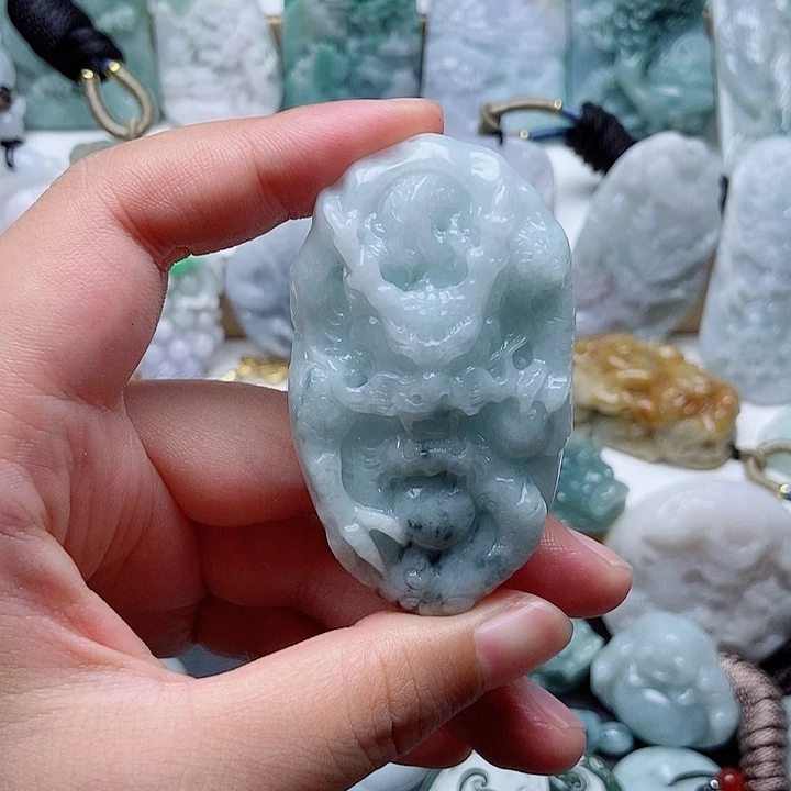 翡翠未镶嵌吊坠(不含链)翡翠