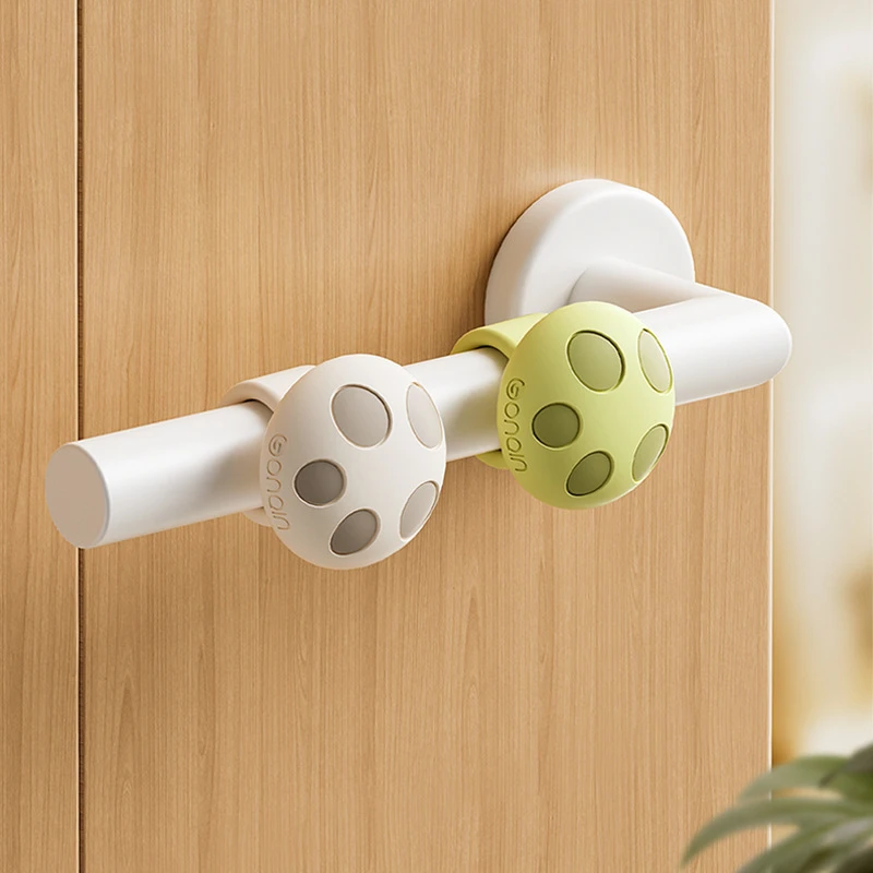 小蘑菇防撞硅胶圈门把手防撞神器静音墙面防碰撞橡胶免门吸防撞器