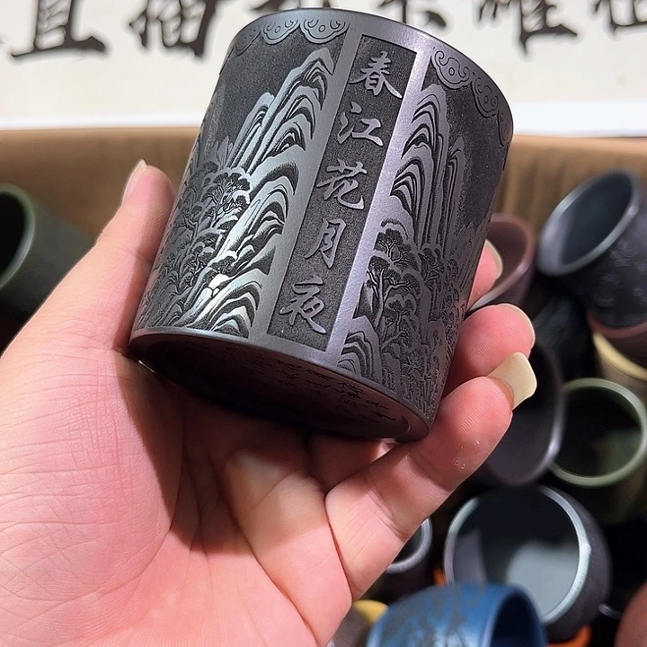 茶杯紫砂全手工紫砂主人杯