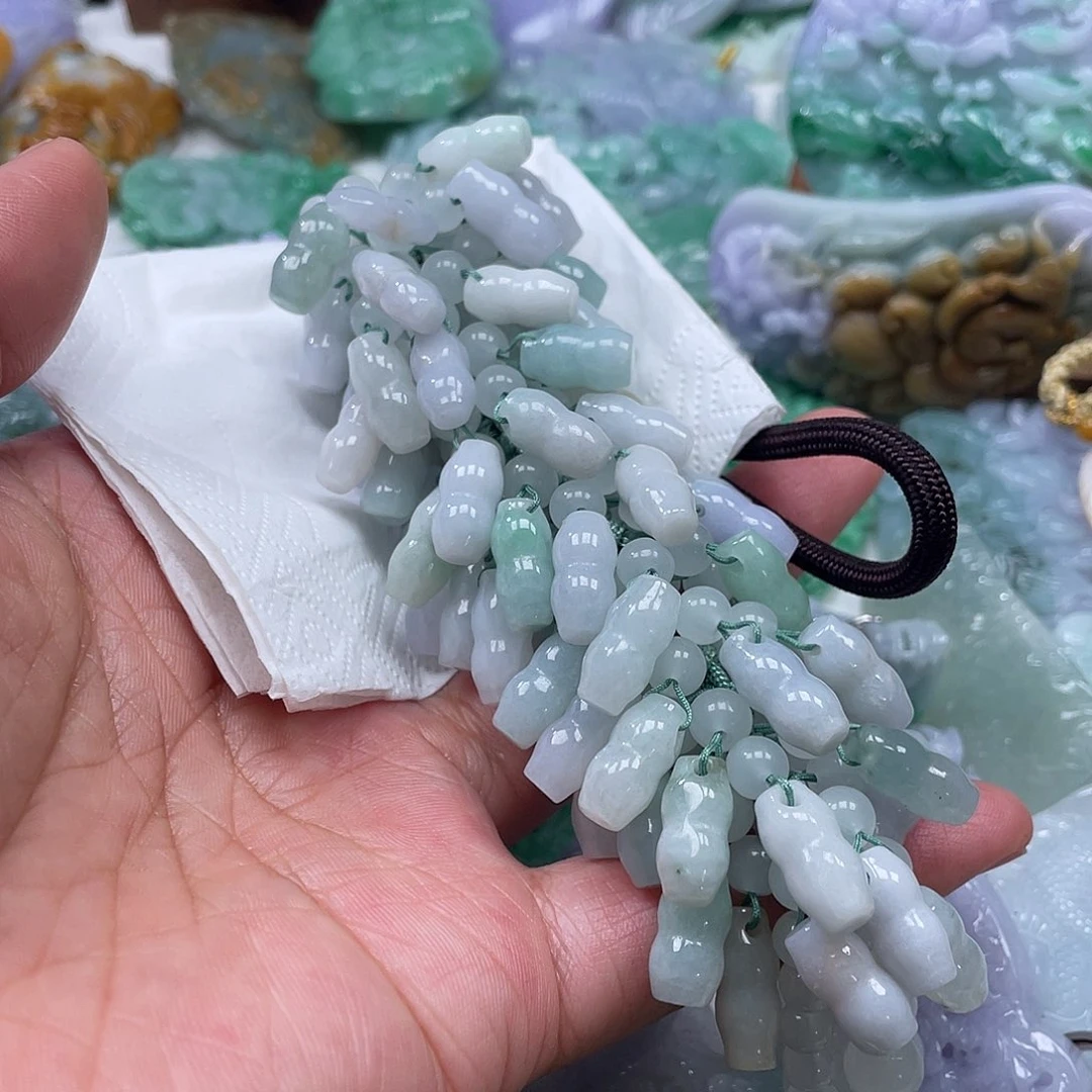 颈饰未镶嵌翡翠翡玉缘翡翠