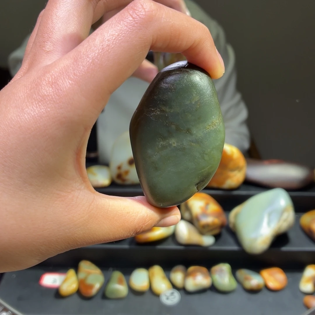 和田玉未镶嵌挂件190