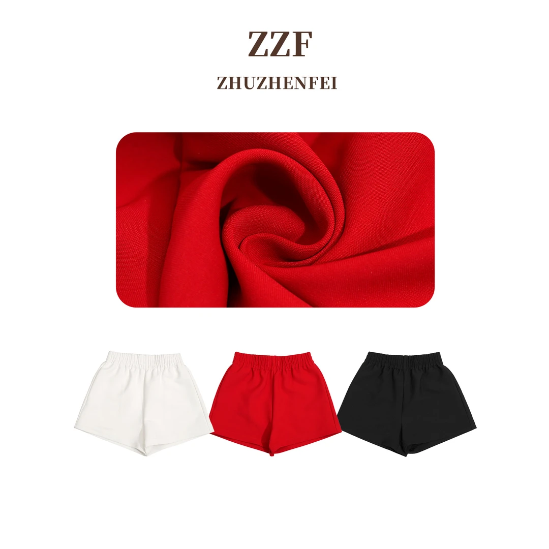 ZHUZHENFEI【阳光假日】三色舒适透气百搭显瘦短裤Z351224