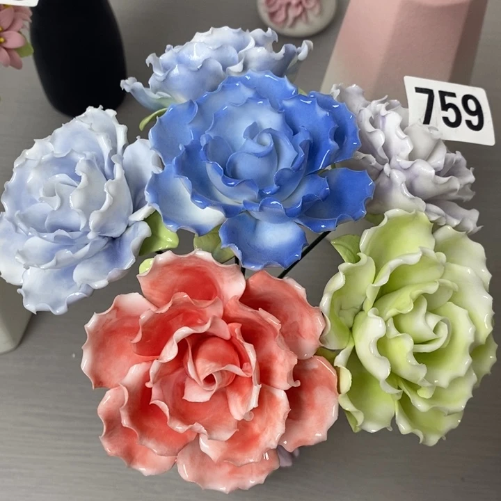 陶瓷陶瓷材料加工4朵