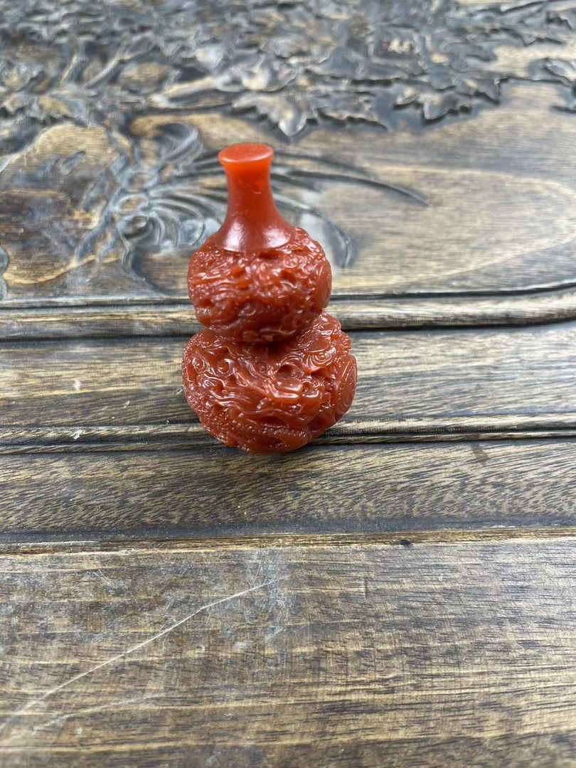 雕刻葫芦手把件滴血莲花菩提