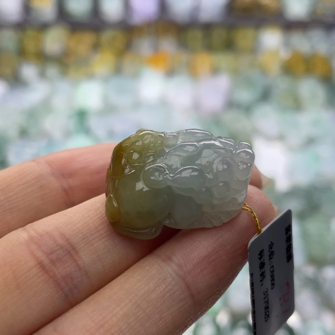 颈饰未镶嵌翡翠貔貅