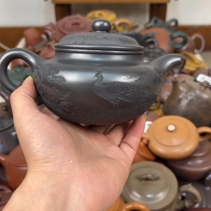 茶壶紫砂紫砂壶微瑕划痕