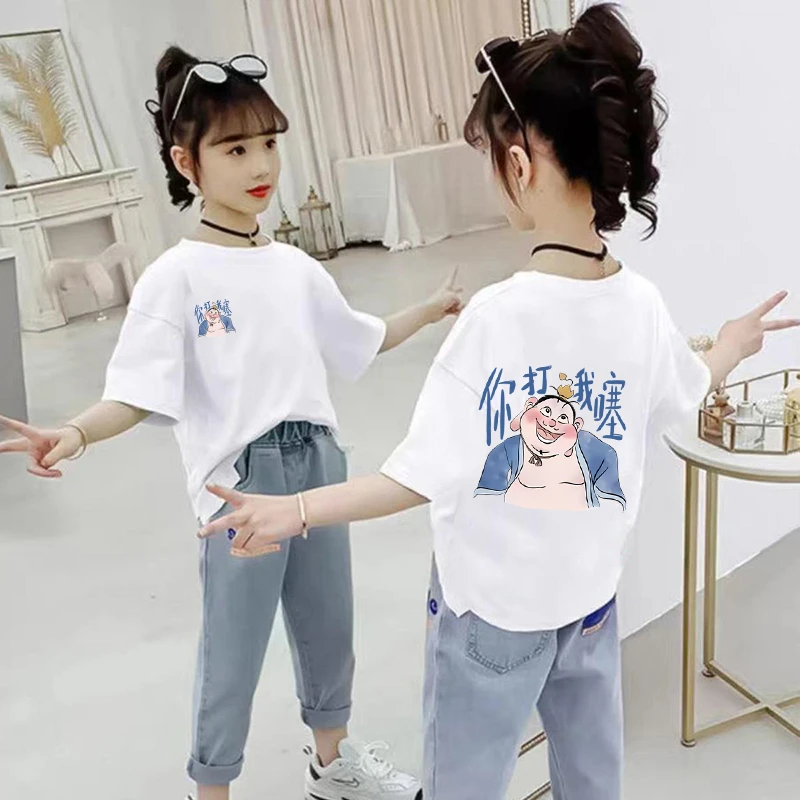 哪吒t恤儿童短袖夏季2025新款国潮半袖男女童纯棉上衣中大童服装