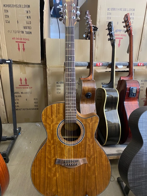 胡桃木单板吉他民谣木吉他特价促销