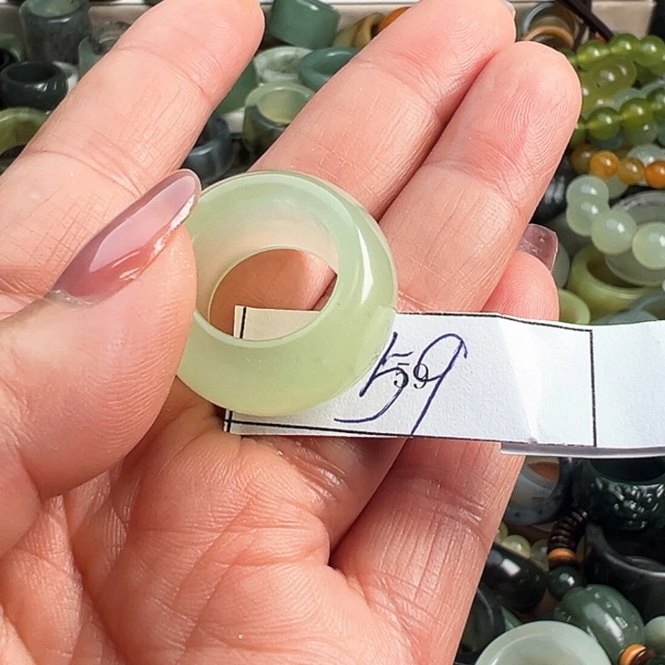 【闪购商品】合金蛇纹石玉戒指二*