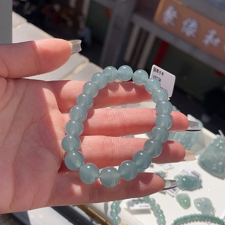 翡翠未镶嵌套链天然a货翡翠