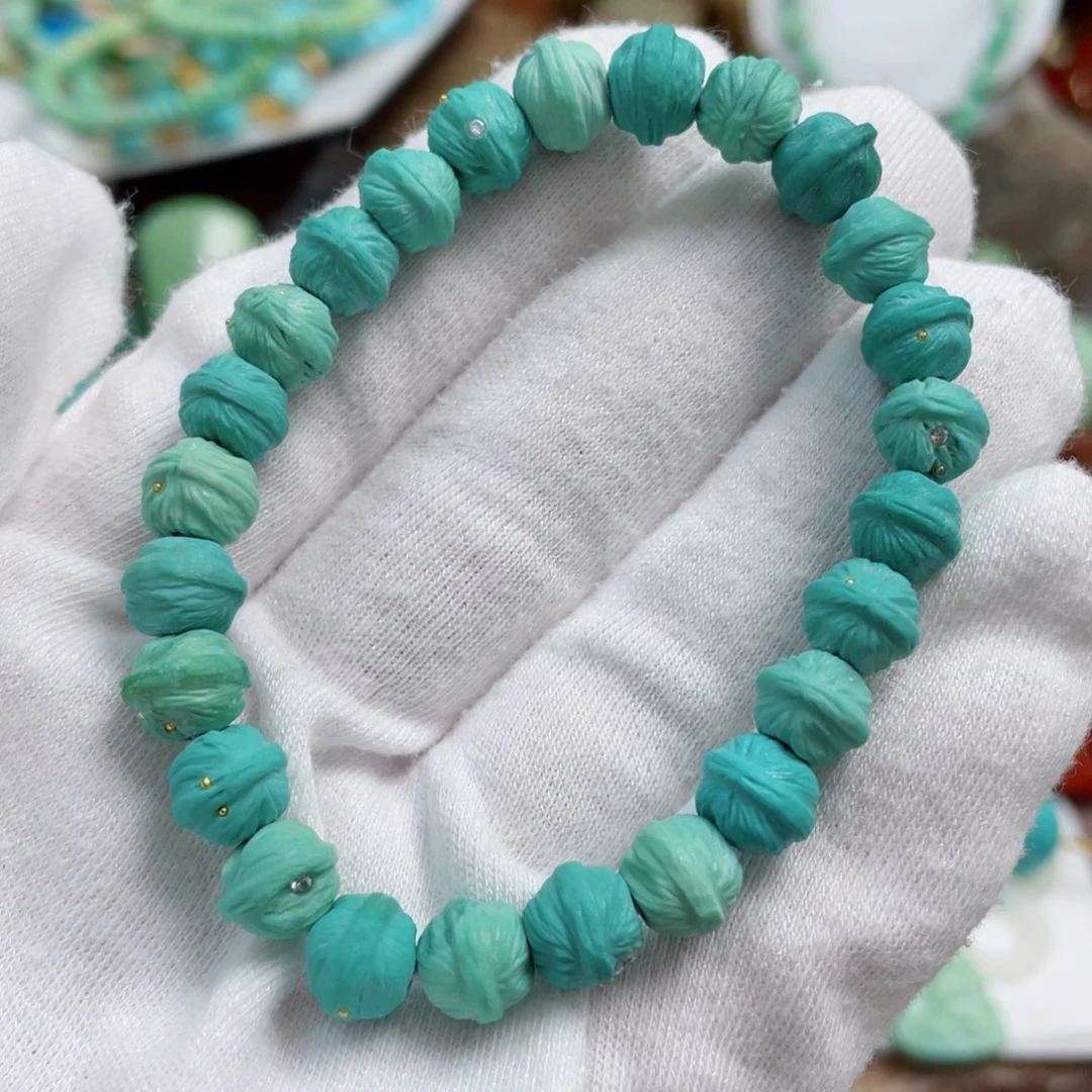 绿松石珠宝奇石未镶嵌